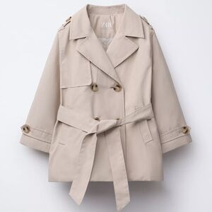 Zara Women's Classic Tan Trench Coat